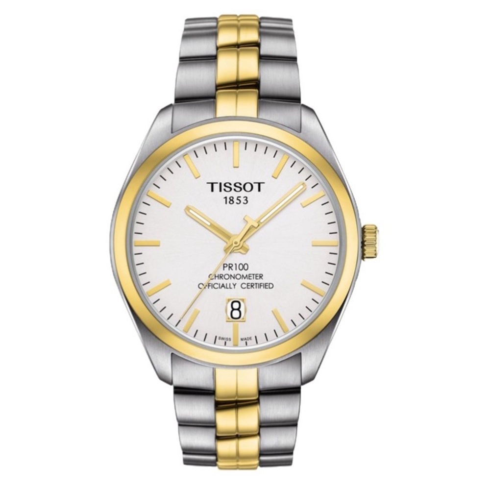 Tissot Men's PR 100 Powermatic 80 Swiss-Made Automatic Watch, COSC Certified